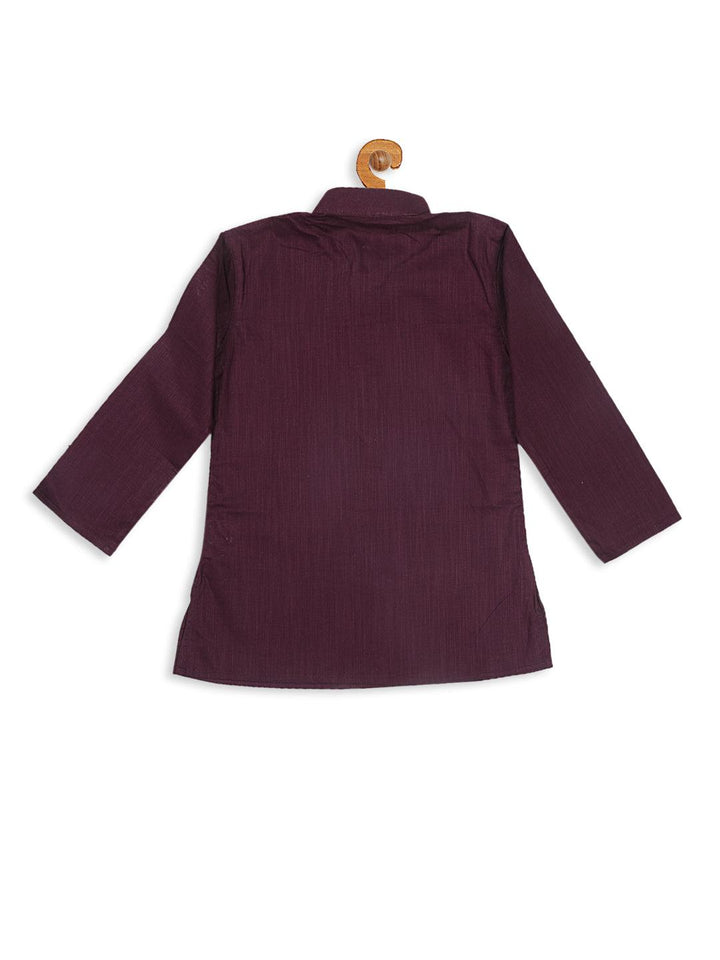 VASTRAMAY SISHU Boy's Purple Kurta - Uboric