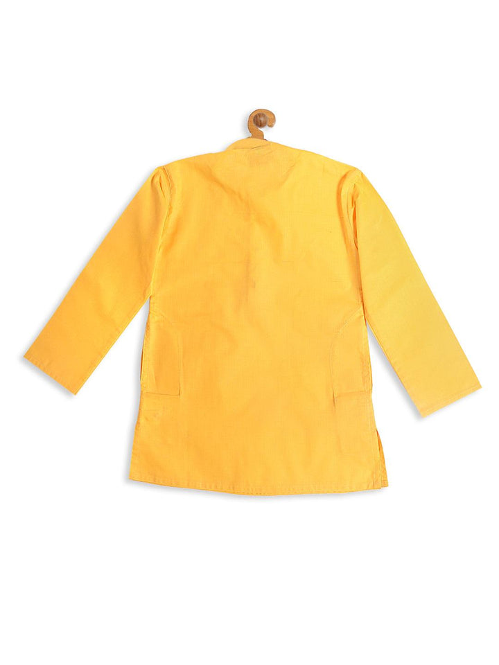 VASTRAMAY SISHU Boy's Yellow Kurta - Uboric